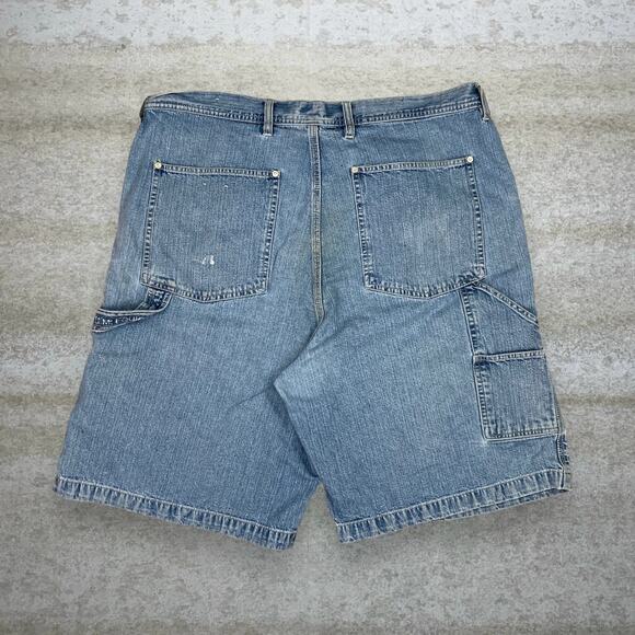B.U.M. Equipment Other - Vintage BUM Equipment Carpenter Jean Shorts Light Wash 11" Inseam Jorts 90s
